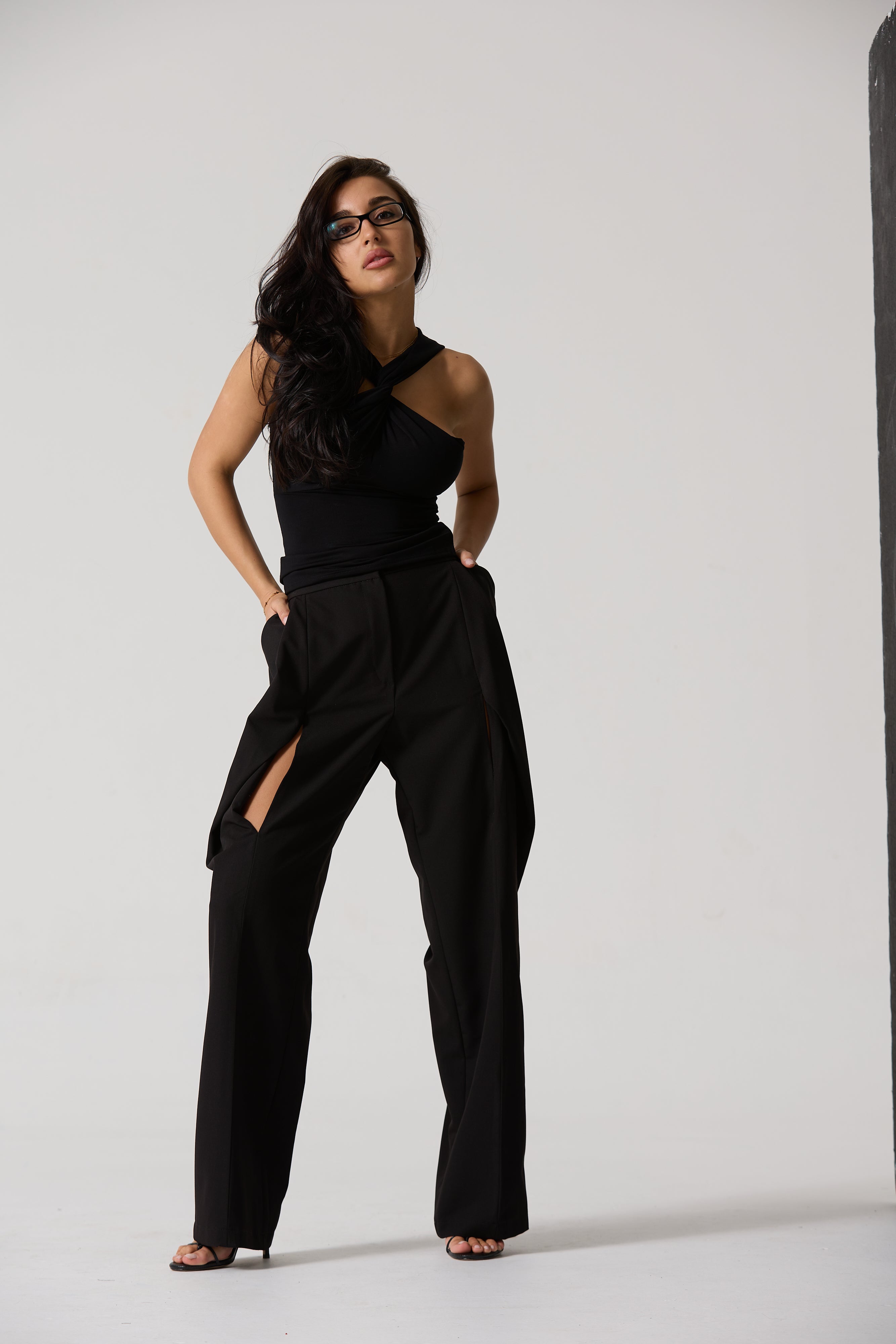 STRUCTURED PANTS