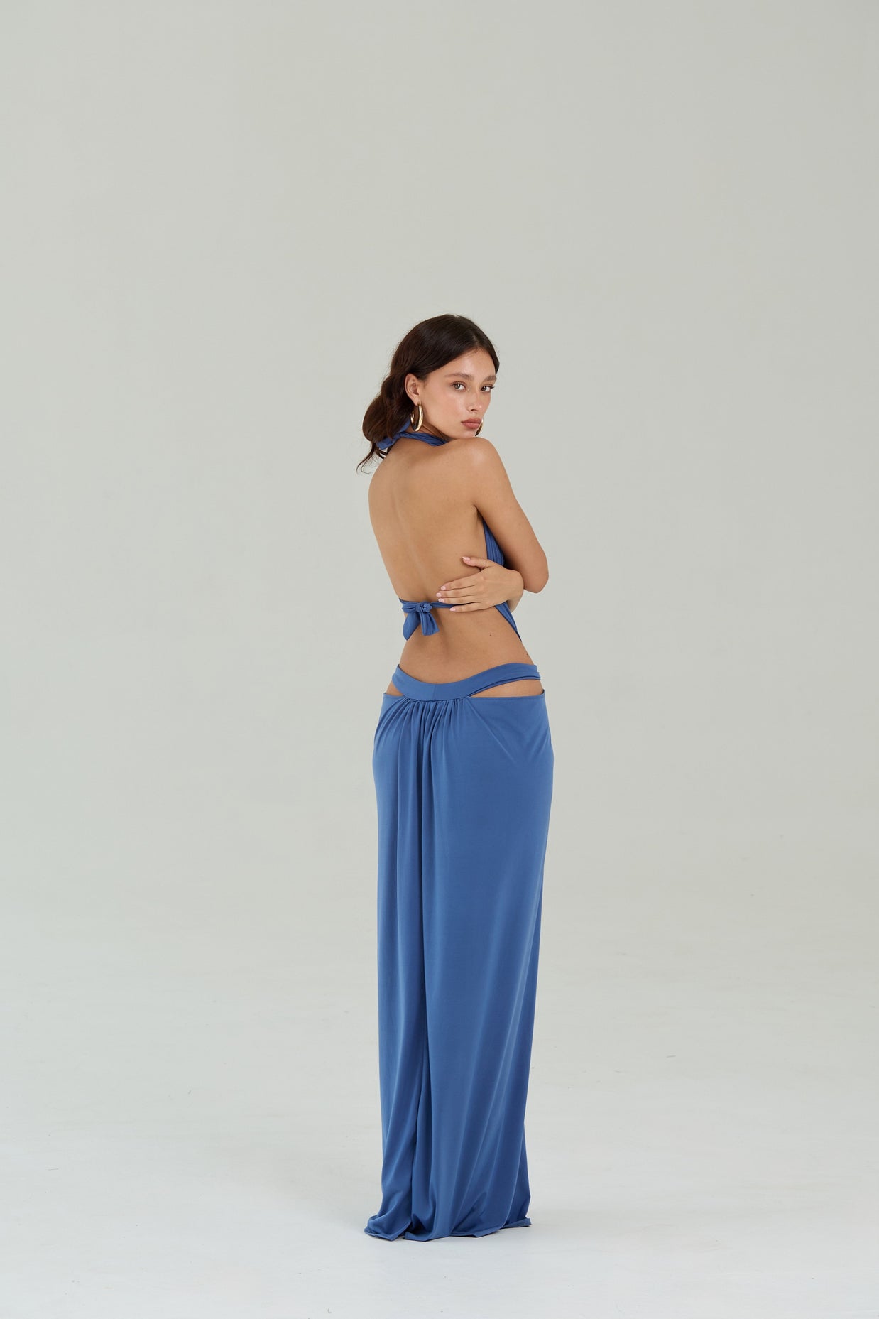 HALTER MAXI DRESS