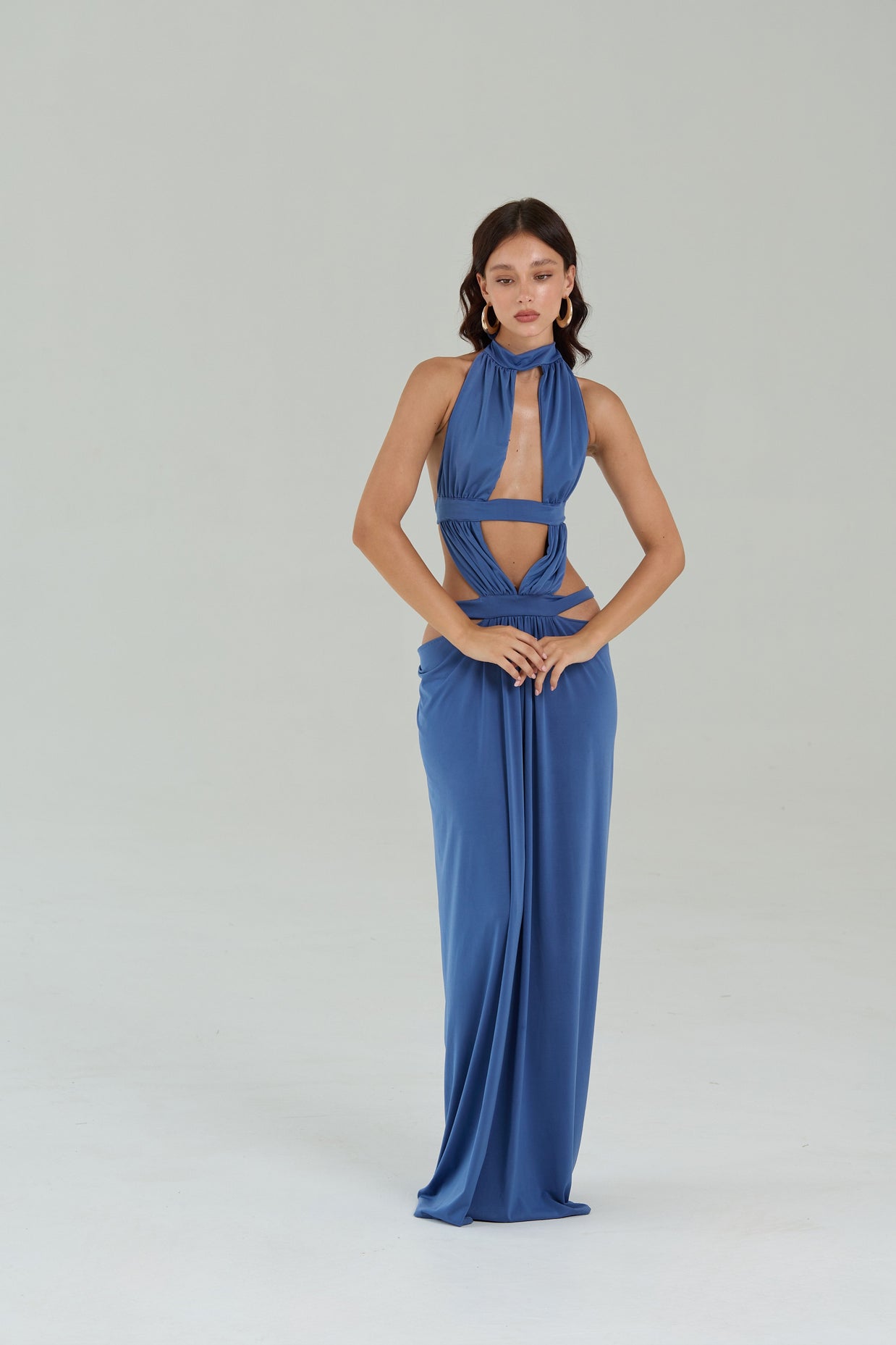 HALTER MAXI DRESS