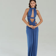 HALTER MAXI DRESS