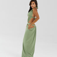 HALTER MAXI DRESS