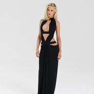 HALTER MAXI DRESS