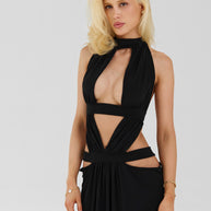 HALTER MAXI DRESS